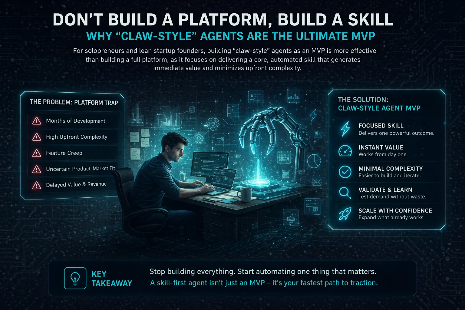 Don’t Build a Platform, Build a Skill: Why "Claw-Style" Agents are the Ultimate MVP