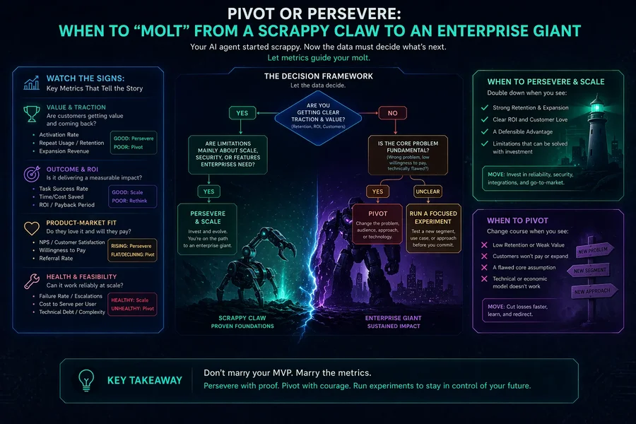 Pivot or Persevere: When to "Molt" from a Scrappy Claw to an Enterprise Giant