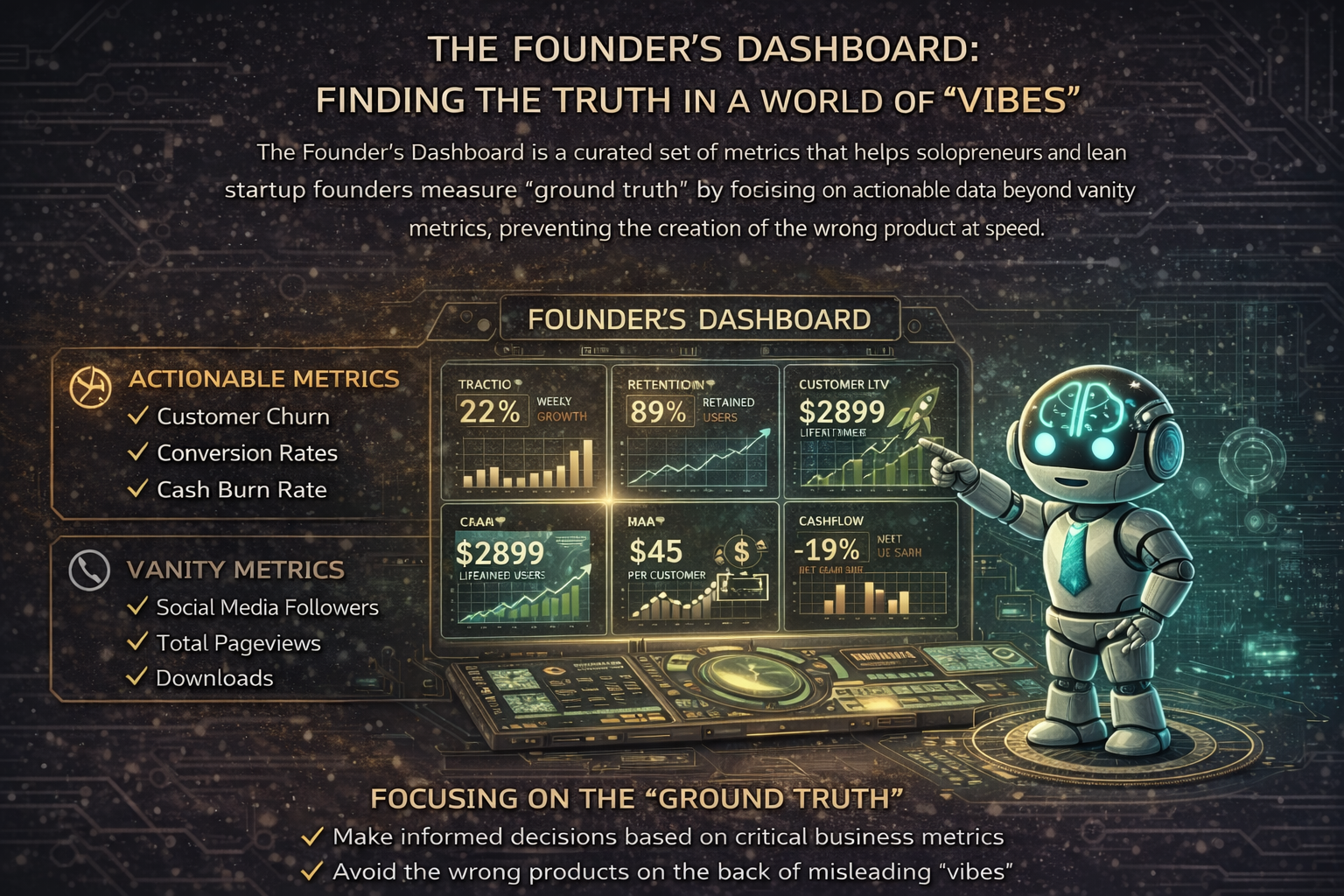 The Founder's Dashboard: Finding the Truth in a World of "Vibes"