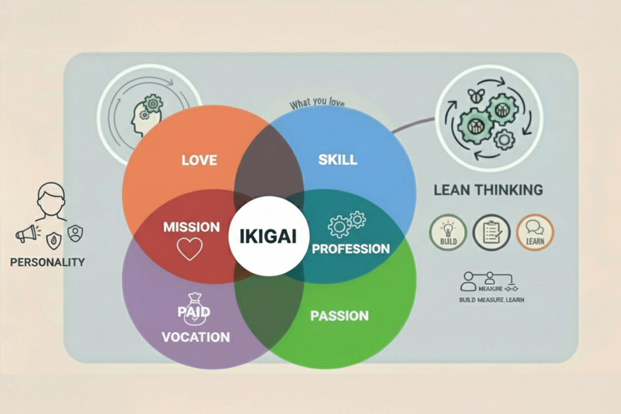 Startup Success, Your Way: How Personality, Purpose (Ikigai) & Lean Thinking Create an Unbeatable Combo