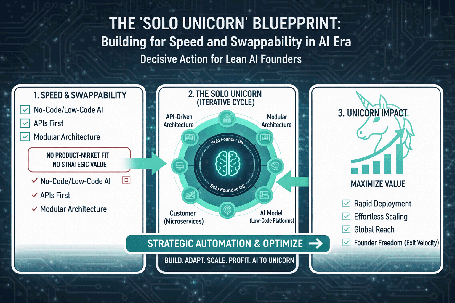 The "Solo Unicorn" Blueprint: Building for Speed and Swappability in the AI Era