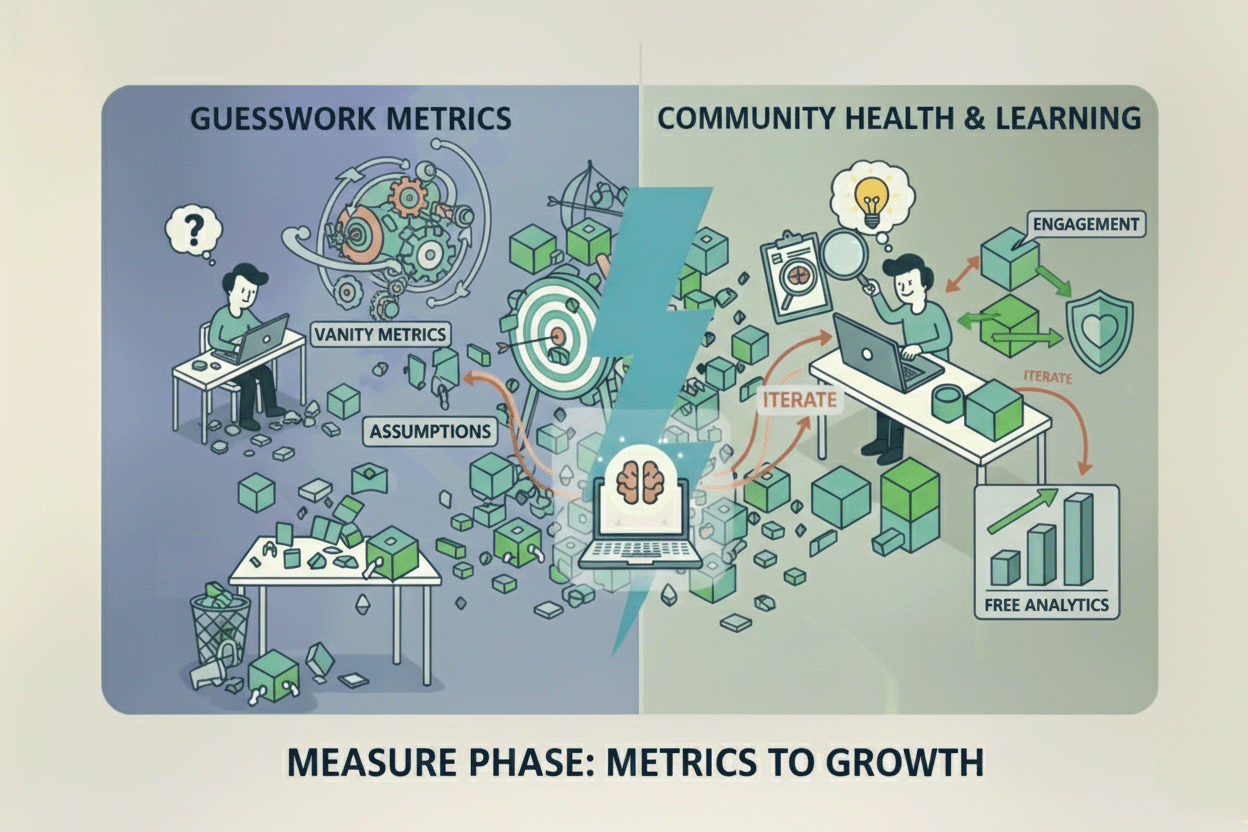 The Zero-Budget Validation Blueprint (Pt. 2): Tracking Community Health with Free Analytics (The Measure Phase)