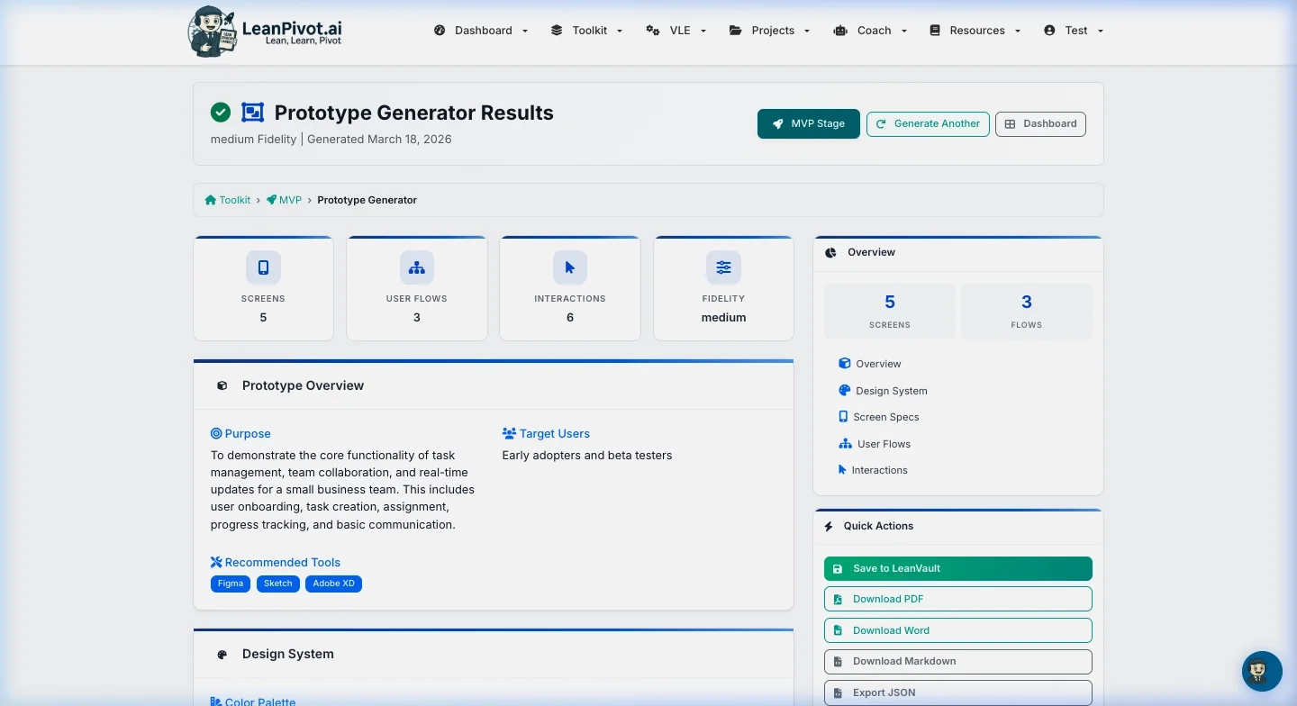 Your Interactive Prototype Plan
