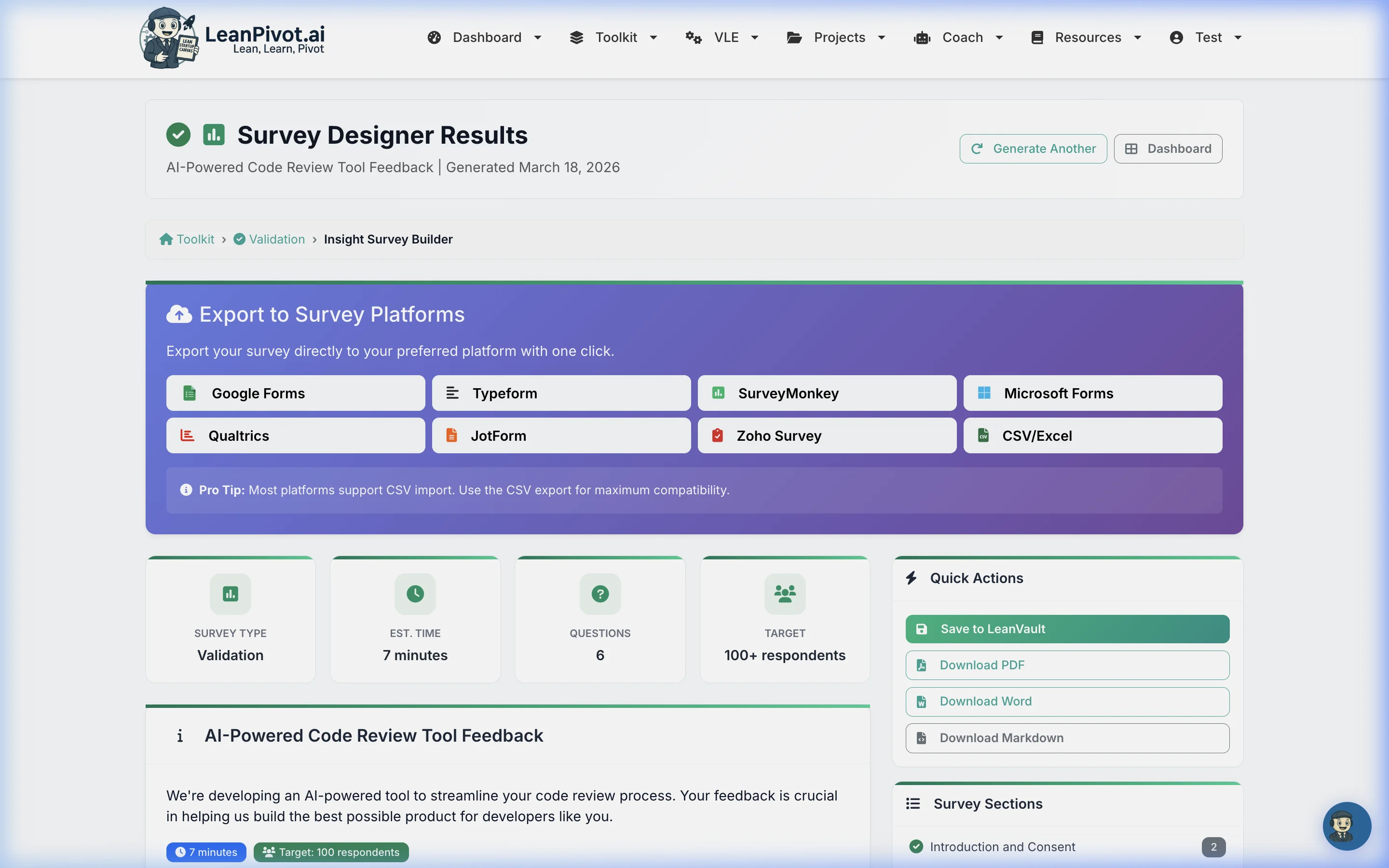 Your Complete Survey Package